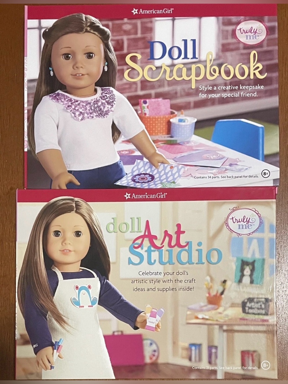 American Girl Doll Truly Me Art Studio & Scrapbook Kit Read Description Pictures